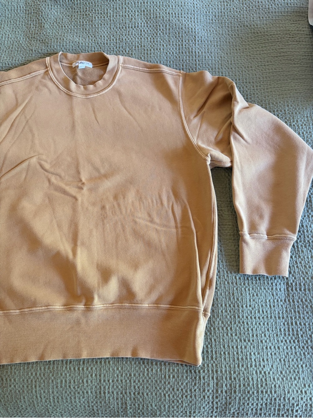 Lady White Company Cotton Crewneck Sweatshirt in muted mustard